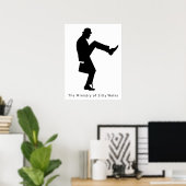 Het ministerie van Gekke Walken Poster (Thuiskantoor)