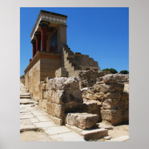 Het Minoan Palace van Knossos Poster