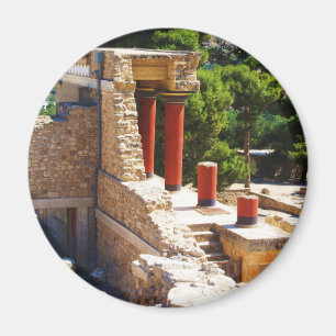 Het Minoïsche paleis van het afbeelding Knossos Magneet