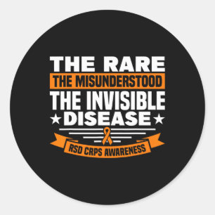 Het miskende onzichtbare ziekte Rsd Crps A Ronde Sticker