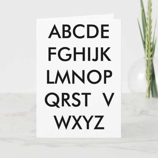 Het missen van u kaart (Voorkant)