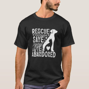 Het mistrede redden redt de gewonde liefde voor de t-shirt