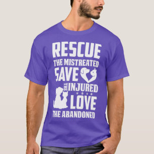 Het mistrede redden redt de gewonde liefde voor de t-shirt