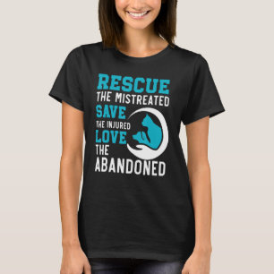 Het mistrede redden redt de gewonde liefde voor de t-shirt