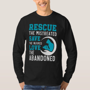 Het mistrede redden redt de gewonde liefde voor de t-shirt