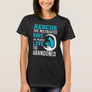 Het mistrede redden redt de gewonde liefde voor de t-shirt