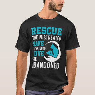 Het mistrede redden redt de gewonde liefde voor de t-shirt