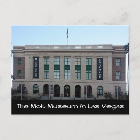 Het Mob Museum in Las Vegas Briefkaart (Voorkant)