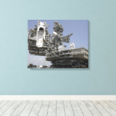 Het mobiele lanceerplatform wordt bewogen canvas afdruk (Insitu (Houten vloer))