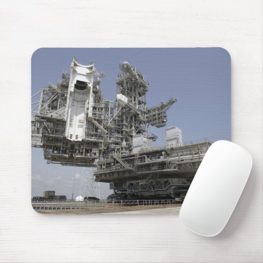 Het mobiele lanceerplatform wordt bewogen muismat (Met muis)