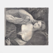 Het model fleece deken (Voorkant (Horizontaal))