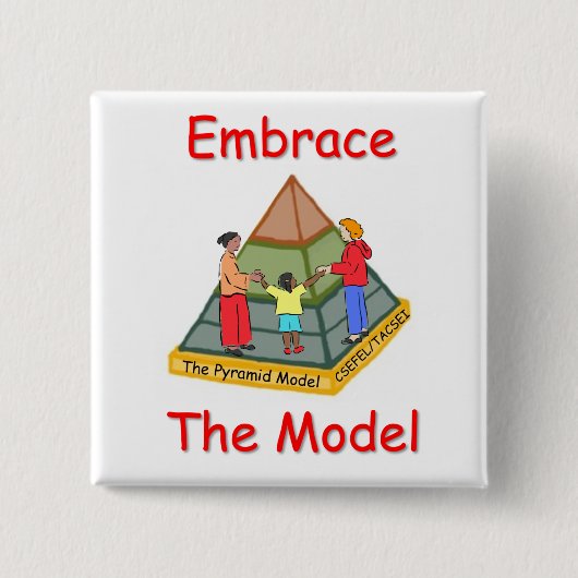 Het model omvormen vierkante button 5,1 cm (Voorkant)