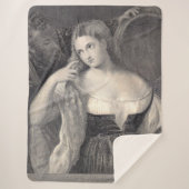 Het model sherpa deken (Voorkant)