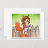 Het model Tank Vixen Briefkaart (Voorkant / Achterkant)