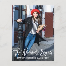 Het moderne Adventure van het Afstuderen van het M Briefkaart