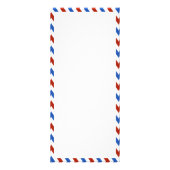 Het moderne Airmail Wedding Collectie - Menu (Achterkant)