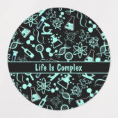 Het moderne aquablauwe biochemieleven is complex labels (Design 2)