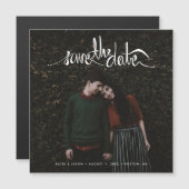 Het moderne Berichten van de Foto van het Manuscri (Voorkant / Achterkant)