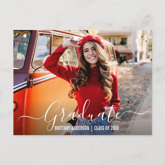 Het moderne Briefkaart van de Aankondiging van de  (Voorkant)