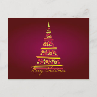 Het moderne Briefkaart van Kerstmis van de Boom