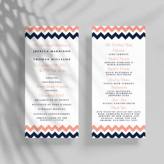 Het moderne Chevron Wedding Collectie - Roze en ma Programma
