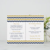 Het moderne Collectie van de Chevron Wedding - mar (Staand voorkant)