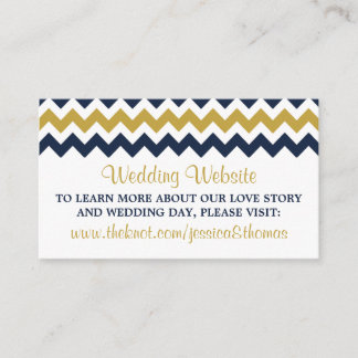 Het moderne Collectie van de Chevron Wedding - mar Informatiekaartje