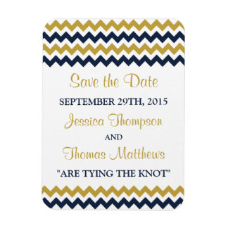 Het moderne Collectie van de Chevron Wedding - mar Magneet