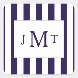 Het moderne Collectie van de marineslag Vierkante Sticker