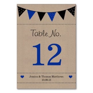 Het moderne Collectie van het Blauwe Bunting Weddi Kaart