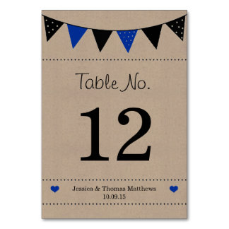 Het moderne Collectie van het Blauwe Bunting Weddi Kaart