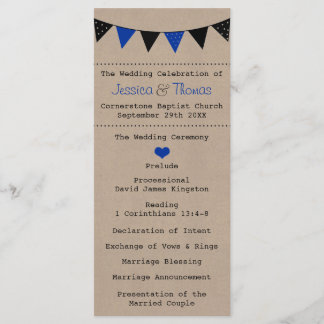 Het moderne Collectie van het Blauwe Bunting Weddi Programma