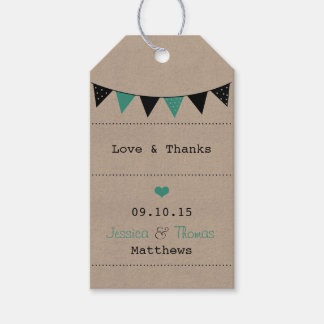 Het moderne Collectie van het Bunting Wedding van  Cadeaulabel