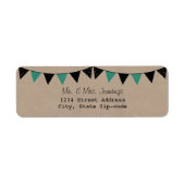 Het moderne Collectie van het Bunting Wedding van  Etiket (Voorkant)