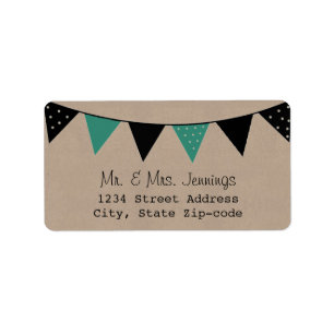 Het moderne Collectie van het Bunting Wedding van Etiket