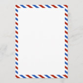 Het moderne Collectie van het luchtposthuwelijk Menu (Achterkant)