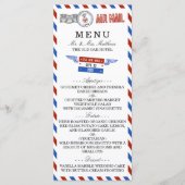Het moderne Collectie van het luchtposthuwelijk Menu (Voorkant)