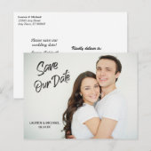 Het moderne Donkere Manuscript van de Borstel spar Briefkaart (Voorkant / Achterkant)