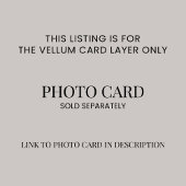 Het moderne Elegant Manuscript sparen de Datum Vellum Uitnodigingen