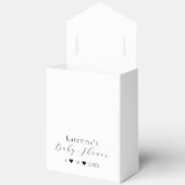 Het moderne Elephant Greenery Baby shower Bedankdoosjes (Open)