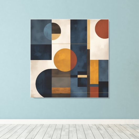 Het moderne geometrische Abstracte canvas - Mid-Ce (Insitu (Houten vloer))