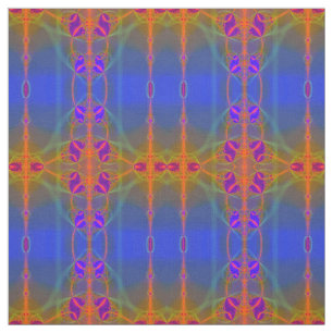 Het moderne geometrische Abstracte fractale patroo Stof