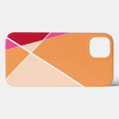 Het moderne Geometrische Dwars Oranje Hoesje van (Achterkant (horizontaal))