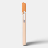 Het moderne Geometrische Dwars Oranje Hoesje van (Achterkant / Links)