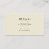 Het moderne Gold Bamboo Grove Visitekaartje (Achterkant)