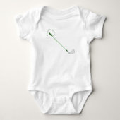 Het moderne golf Baby shower Romper (Voorkant)
