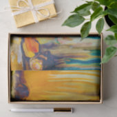 Het moderne Levendige Abstracte Schilderen van de  Tissuepapier (Geschenk)