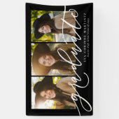 Het moderne manuscript afstuderen drie afstuderen  spandoek (Verticaal)