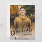 Het moderne Manuscript Afstuderen Eenvoudig Afstud Aankondiging (Voorkant)