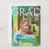 Het moderne Manuscript Afstuderen Eenvoudig Afstud Aankondiging (Voorkant)